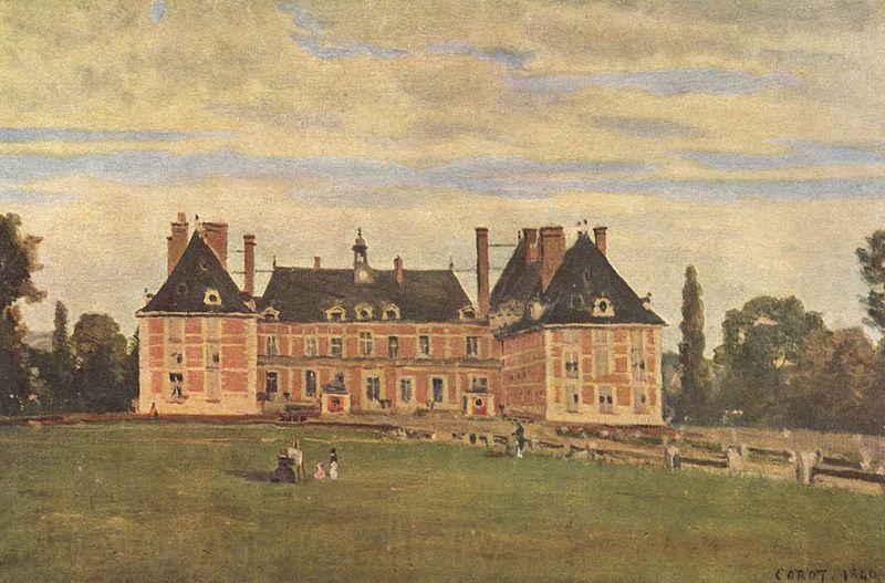 Jean-Baptiste Camille Corot Chateau de Rosny France oil painting art